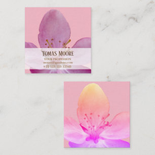 Elegante Atemberaubende Visitenkarten Quadratische Visitenkarte