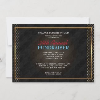 Elegante Auktion Corporate Gala Fundraiser Einladu Einladung