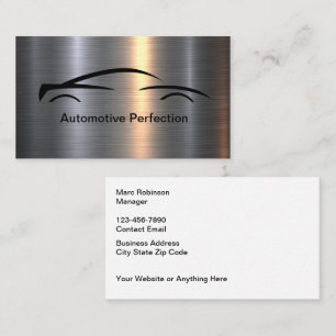 Elegante Autowerkstatt für coole Autos Visitenkarte