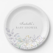 Elegante Baby-Shower mit Wildblumenwiese