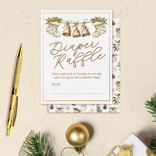 Elegante Babydusche-Windelwaschmaschine 4,25 x 5,6 Folien Feiertagspostkarte