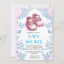 Elegante Babyparty-Einladung Einladung