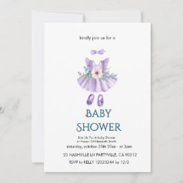 Elegante Babyparty-Einladung Einladung
