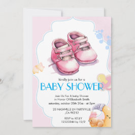 Elegante Babyparty-Einladung Einladung