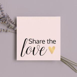 Elegante Bale Rose Empfehlungskarte