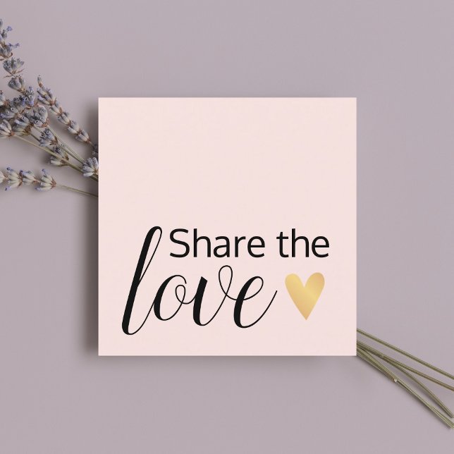 Elegante Bale Rose Empfehlungskarte (Von Creator hochgeladen)