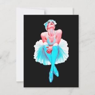 Elegante Ballerina MASI - Museo d'arte della Svizz Postkarte