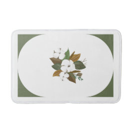 Elegante Baumwolle Blume Bathmat mit dekorativem B Badematte