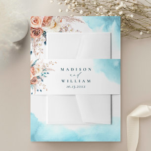 Elegante Beach Wedding Einladungsbanderole