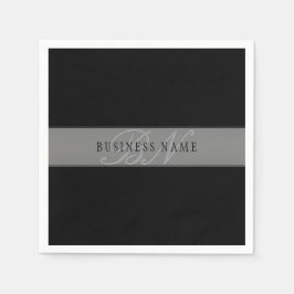 Elegante bearbeitbare Skriptbezeichnung/anderer Te Serviette