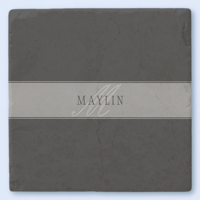 Elegante bearbeitbare Skriptbezeichnung/anderer Te Steinuntersetzer (Von Creator hochgeladen)