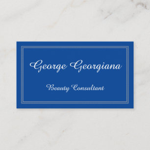 Elegante Beauty Consultant Business Card Visitenkarte