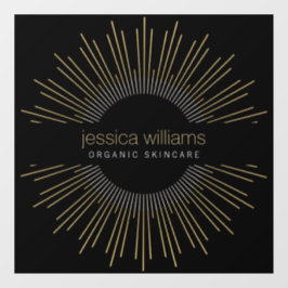 Elegante Beauty Fensteraufkleber