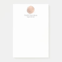 Elegante Beauty Mandala Logo Rose Gold Personalisi