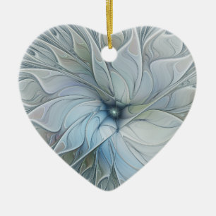 Elegante Beauty Modernes Abstraktes Fraktal Blume Keramik Ornament