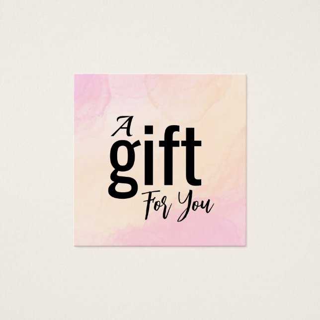 Elegante Beauty Salon Geschenkgutschein Karte - Ei (Vorderseite)