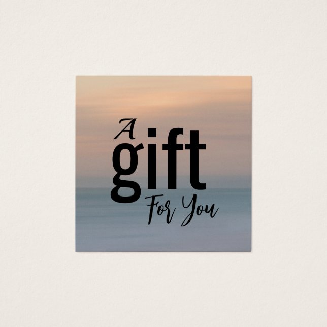 Elegante Beauty Salon Geschenkgutschein Karte - Ei (Vorderseite)