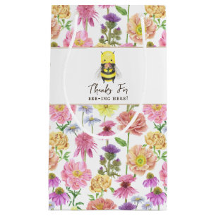 Elegante Bee and Wildblume Baby Shower Fevor Bag Kleine Geschenktüte