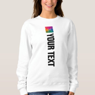 Elegante beidseitige Druckvorlage macht moderne Sweatshirt