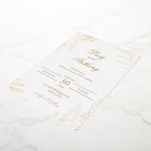 Elegante Beige-Blumen-Hochzeitseinladungsvorlage