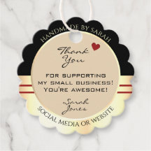 Elegante Beige Farben Schwarz & Gold Rahmen Vielen