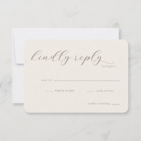 Elegante beige Kalligrafie