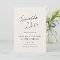 Elegante Beige Klassische Hochzeit