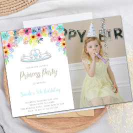 Elegante, benutzerdefinierbare Princess-Party Einl Einladung