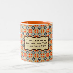 Elegante benutzerdefinierte Add-Text-Tasse Zweifarbige Tasse