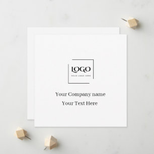 Elegante benutzerdefinierte Logo-Vorlage Ankündigung