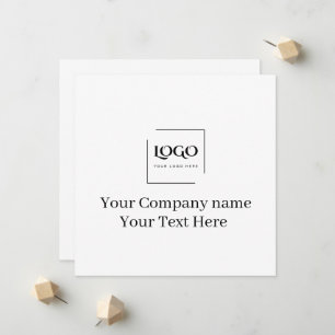 Elegante benutzerdefinierte Logo-Vorlage Ankündigung