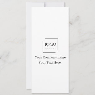 Elegante benutzerdefinierte Logo-Vorlage Einladung