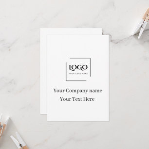 Elegante benutzerdefinierte Logo-Vorlage Einladung