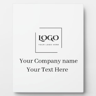 Elegante benutzerdefinierte Logo-Vorlage Fotoplatte