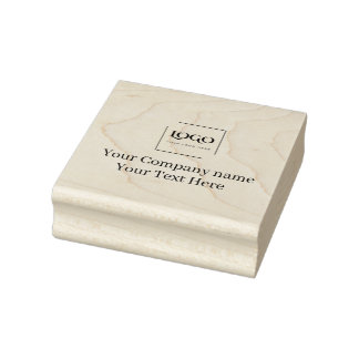 Elegante benutzerdefinierte Logo-Vorlage Gummistempel