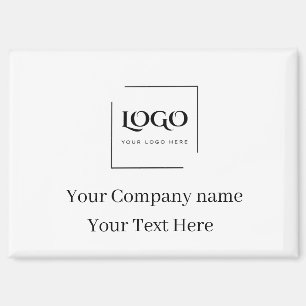 Elegante benutzerdefinierte Logo-Vorlage Magnet