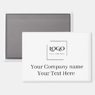 Elegante benutzerdefinierte Logo-Vorlage Magnet