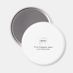Elegante benutzerdefinierte Logo-Vorlage Magnet