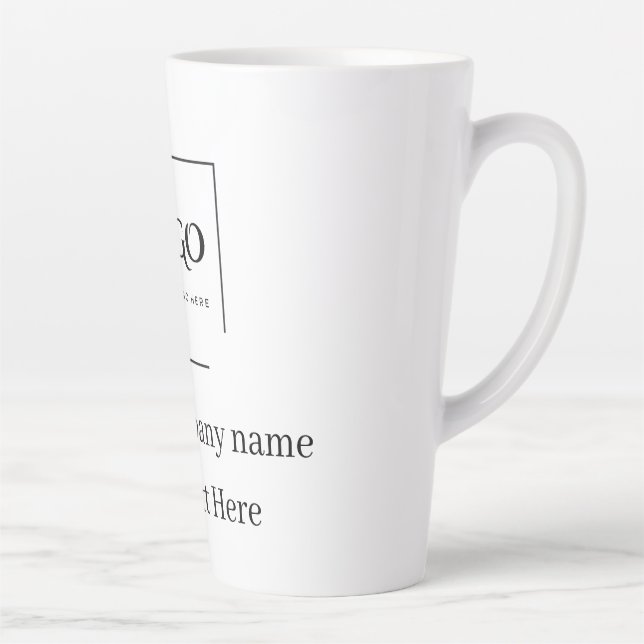Elegante benutzerdefinierte Logo-Vorlage Milchtasse (Rechts)