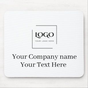 Elegante benutzerdefinierte Logo-Vorlage Mousepad