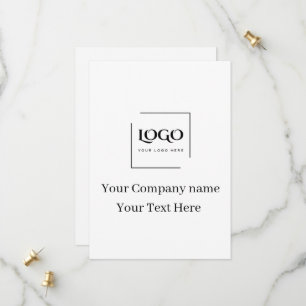 Elegante benutzerdefinierte Logo-Vorlage Save The Date