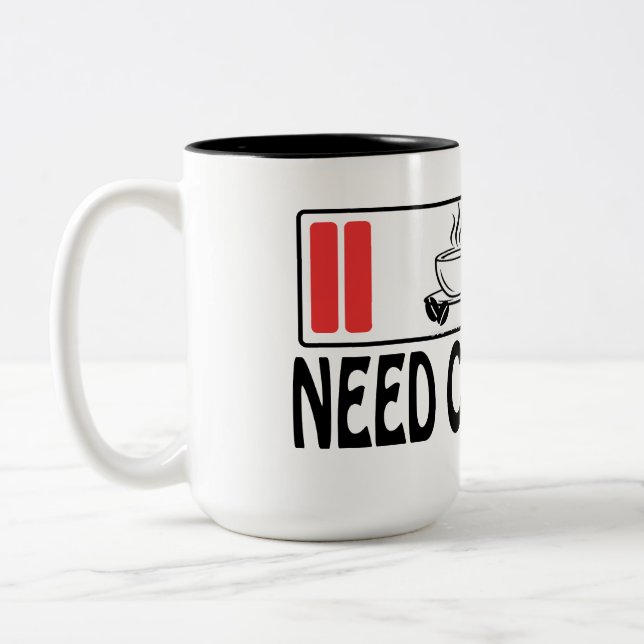 Elegante benutzerdefinierte Tasse | Minimales mode (Links)