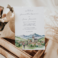 Elegante Bergdorf Stadt | Hochzeit