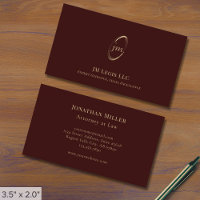 Elegante Berufliche Burgund Weinfarbe