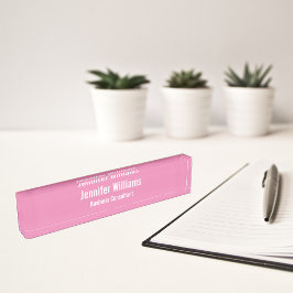 Elegante Berufliche Führungskraft Business Office Namensplakette