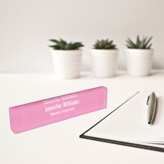 Elegante Berufliche Führungskraft Business Office  Namensplakette