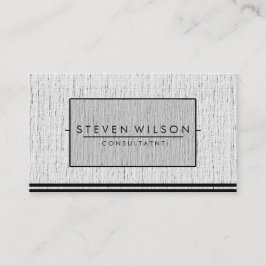 Elegante Berufliche moderne, subtile Schlichte Wäs Visitenkarte