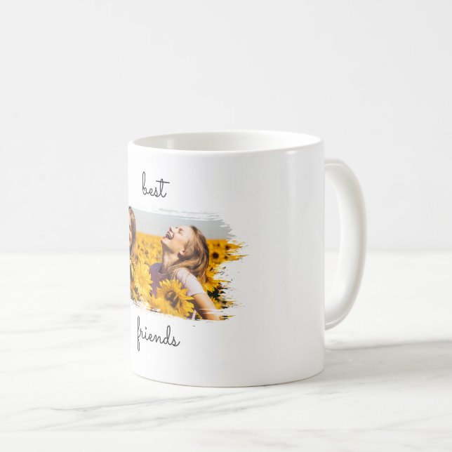Elegante BESTE FREUNDIN Die besten Freunde für imm Kaffeetasse (VorderseiteRechts)