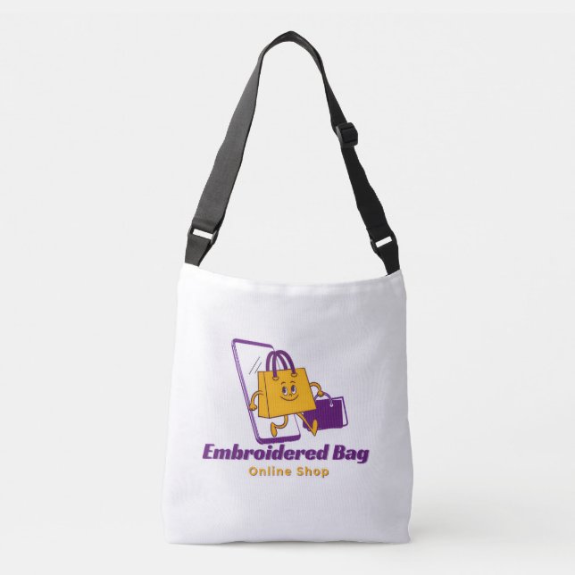Elegante bestickte Tasche – Stylisch & Langlebig T (Vorderseite)