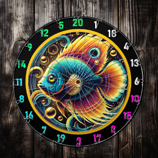 Elegante Betta Dartboard Wall Display Dartscheibe
